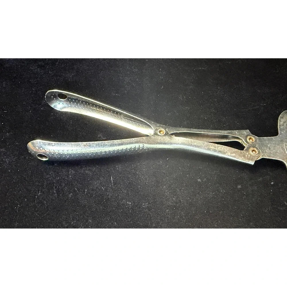 Vintage Popeil Product No. 9 Kitchen Tongs Scissor Fork Meat Pasta Server USA